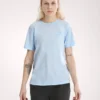 Maglietta a maniche corte Kragg SL in cotone con Emblem da donna
