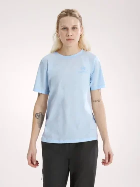Maglietta a maniche corte Kragg SL in cotone con Emblem da donna
