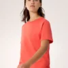 Maglietta a maniche corte Kragg SL in cotone con Emblem da donna