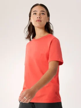 Maglietta a maniche corte Kragg SL in cotone con Emblem da donna