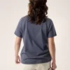 Maglietta a maniche corte Kragg SL in cotone con Emblem da donna