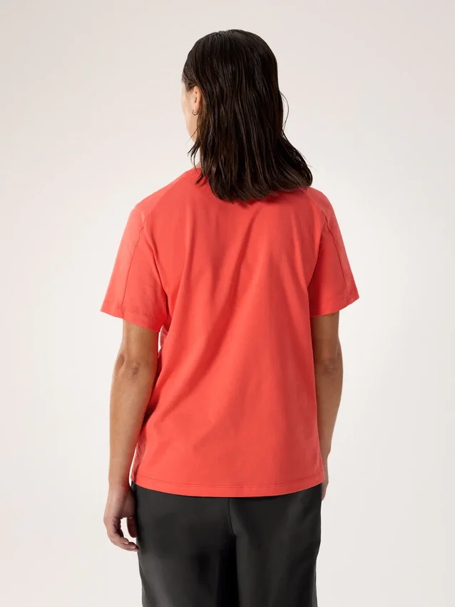 Maglietta a maniche corte Kragg SL in cotone con Emblem da donna