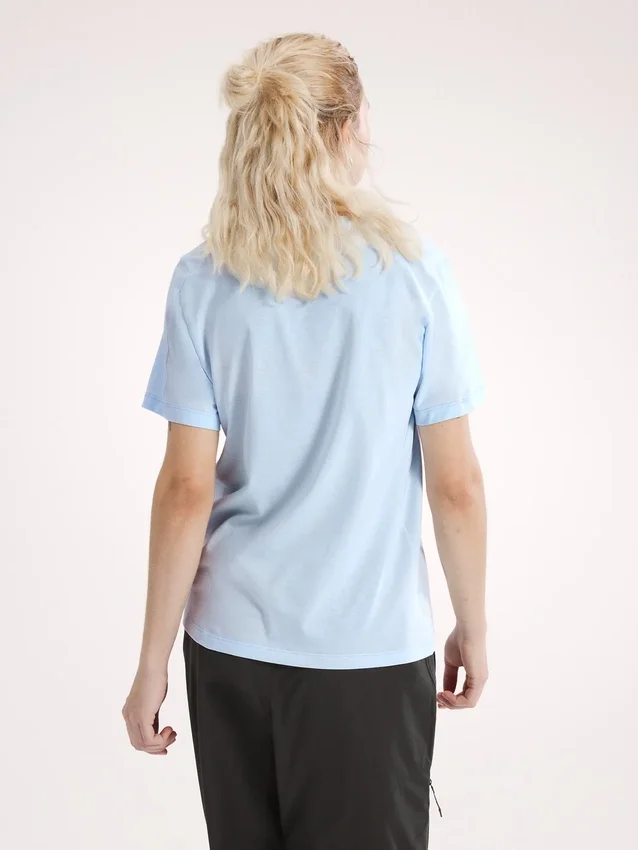 Maglietta a maniche corte Kragg SL in cotone con Emblem da donna