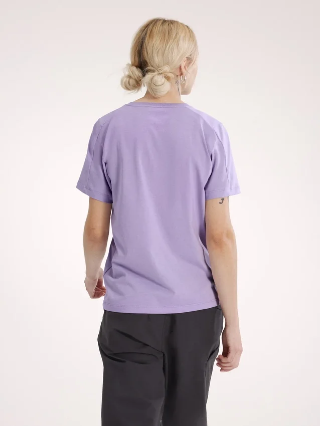 Maglietta a maniche corte Kragg SL in cotone con Emblem da donna
