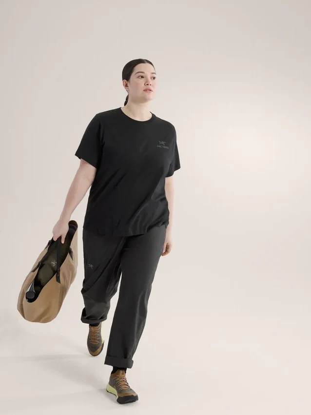 Maglietta a maniche corte Kragg SL in cotone con Emblem da donna