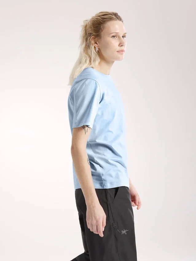 Maglietta a maniche corte Kragg SL in cotone con Emblem da donna