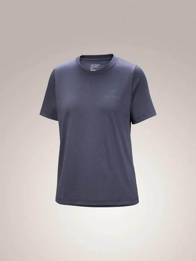 Maglietta a maniche corte Kragg SL in cotone con Emblem da donna