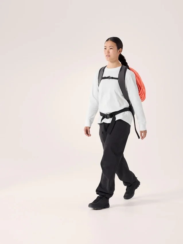 Maglietta a maniche lunghe con collo rotondo Kragg Cotton Bird da donna