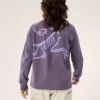 Maglietta a maniche lunghe con collo rotondo Kragg Cotton Bird da donna