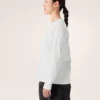 Maglietta a maniche lunghe con collo rotondo Kragg Cotton Bird da donna