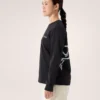 Maglietta a maniche lunghe con collo rotondo Kragg Cotton Bird da donna