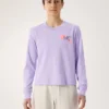Maglietta a maniche lunghe Kragg SL Cotton Bloom Crew da donna
