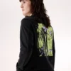 Maglietta a maniche lunghe Kragg SL Cotton Bloom Crew da donna