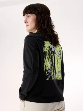 Maglietta a maniche lunghe Kragg SL Cotton Bloom Crew da donna