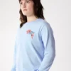 Maglietta a maniche lunghe Kragg SL Cotton Bloom Crew da donna