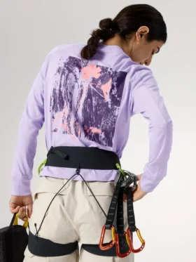 Maglietta a maniche lunghe Kragg SL Cotton Bloom Crew da donna