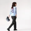 Maglietta a maniche lunghe Kragg SL Cotton Bloom Crew da donna