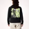 Maglietta a maniche lunghe Kragg SL Cotton Bloom Crew da donna
