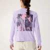Maglietta a maniche lunghe Kragg SL Cotton Bloom Crew da donna
