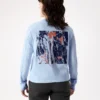 Maglietta a maniche lunghe Kragg SL Cotton Bloom Crew da donna