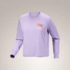 Maglietta a maniche lunghe Kragg SL Cotton Bloom Crew da donna