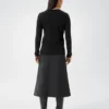Maglietta da donna a maniche lunghe con collo a giro Frame