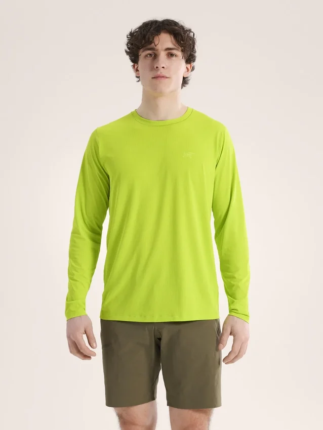 Maglietta da uomo Cormac Crew a maniche lunghe con collo rotondo