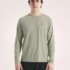 Maglietta da uomo Cormac Crew a maniche lunghe con collo rotondo