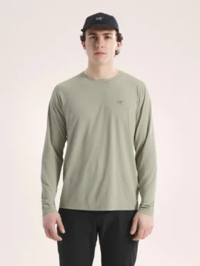Maglietta da uomo Cormac Crew a maniche lunghe con collo rotondo