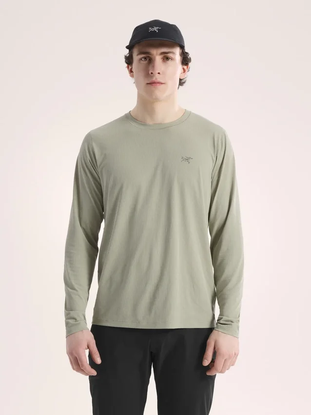 Maglietta da uomo Cormac Crew a maniche lunghe con collo rotondo