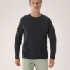Maglietta da uomo Cormac Crew a maniche lunghe con collo rotondo