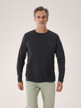 Maglietta da uomo Cormac Crew a maniche lunghe con collo rotondo