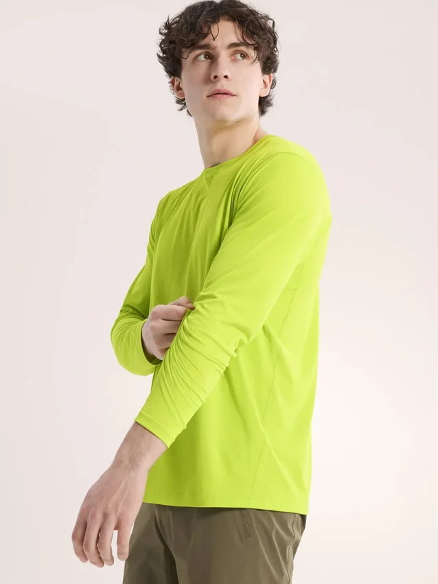 Maglietta da uomo Cormac Crew a maniche lunghe con collo rotondo