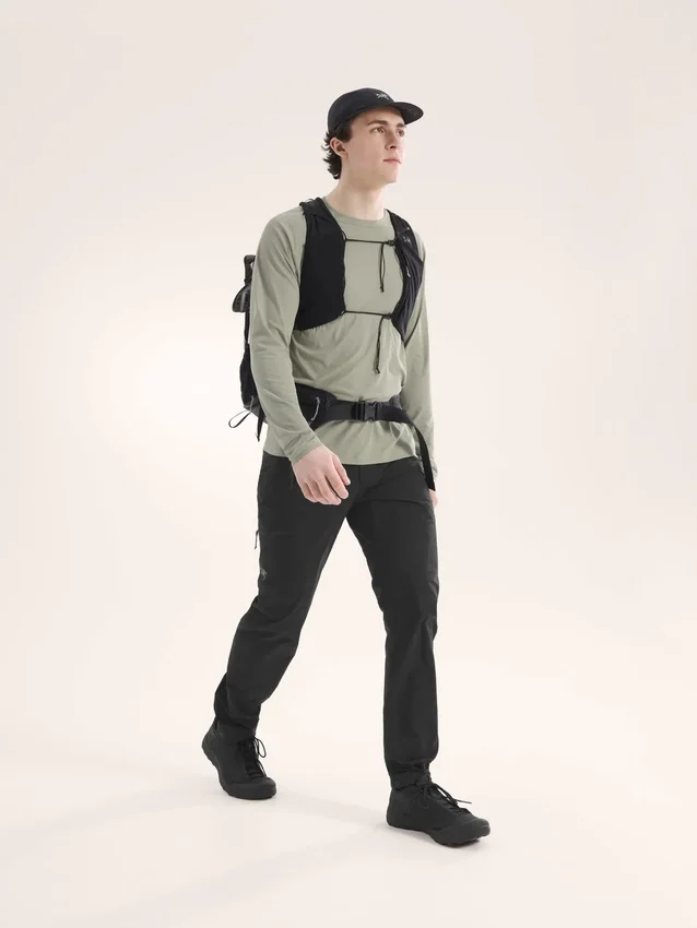 Maglietta da uomo Cormac Crew a maniche lunghe con collo rotondo