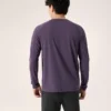 Maglietta da uomo Cormac Crew a maniche lunghe con collo rotondo
