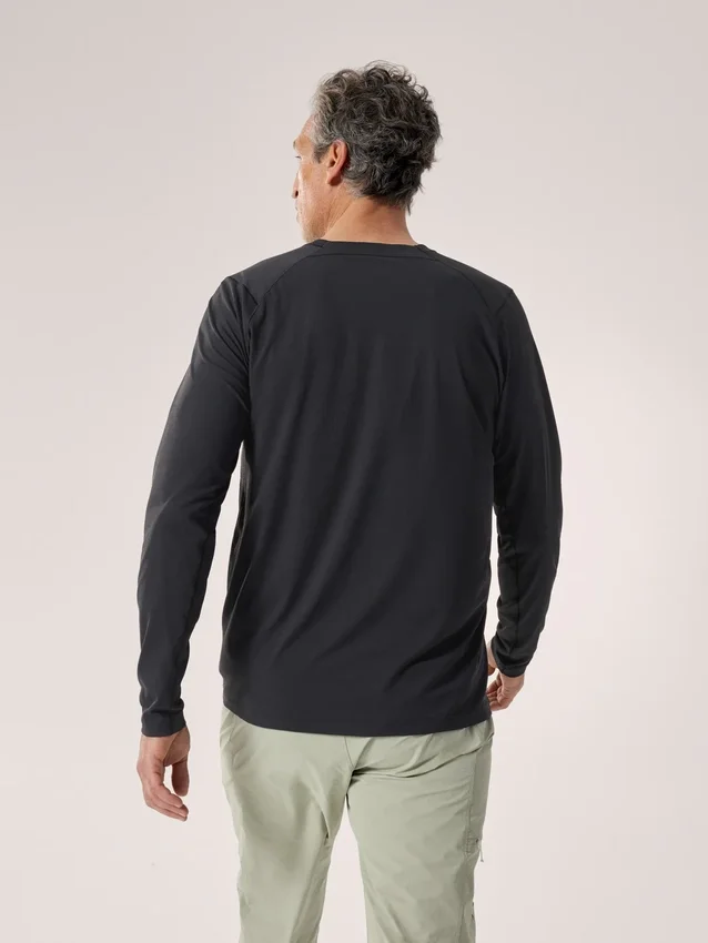 Maglietta da uomo Cormac Crew a maniche lunghe con collo rotondo