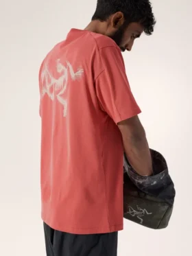 Maglietta da uomo Kragg SL in cotone con stampa “Blurred Bird” a maniche corte