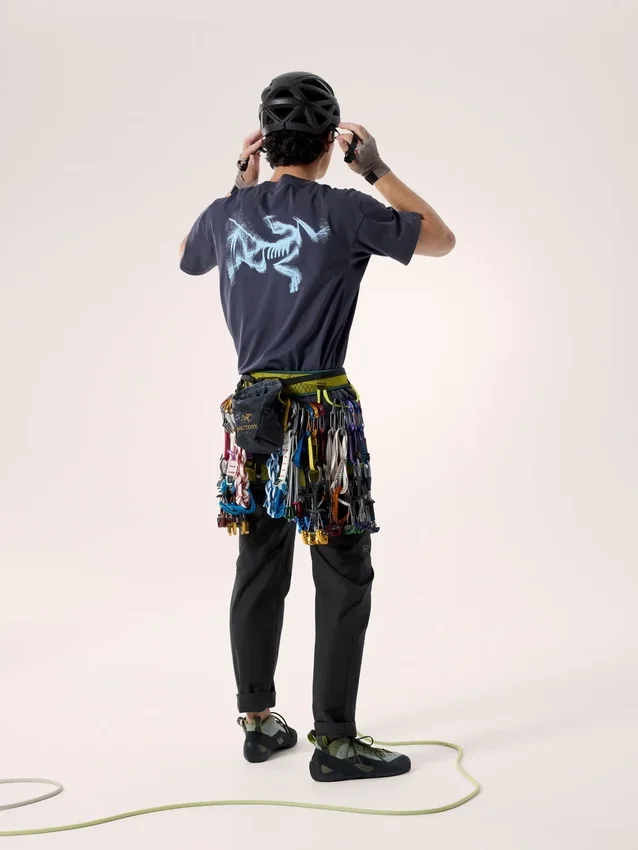 Maglietta da uomo Kragg SL in cotone con stampa "Blurred Bird" a maniche corte