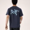 Maglietta da uomo Kragg SL in cotone con stampa "Blurred Bird" a maniche corte