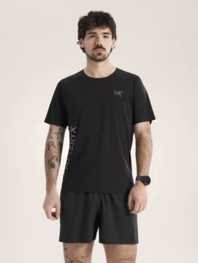 Maglietta da uomo Norvan Downword con logo, maniche corte