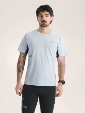 Maglietta da uomo Norvan Downword con logo, maniche corte