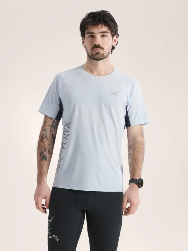 Maglietta da uomo Norvan Downword con logo, maniche corte