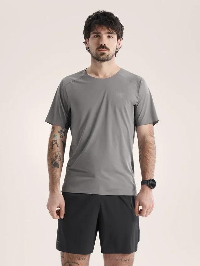 Maglietta da uomo Norvan Downword con logo, maniche corte