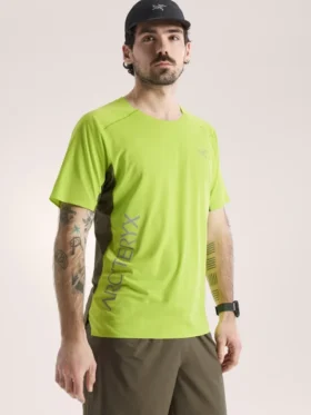 Maglietta da uomo Norvan Downword con logo, maniche corte