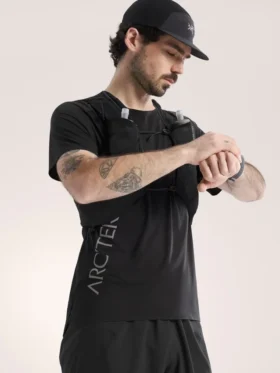 Maglietta da uomo Norvan Downword con logo, maniche corte
