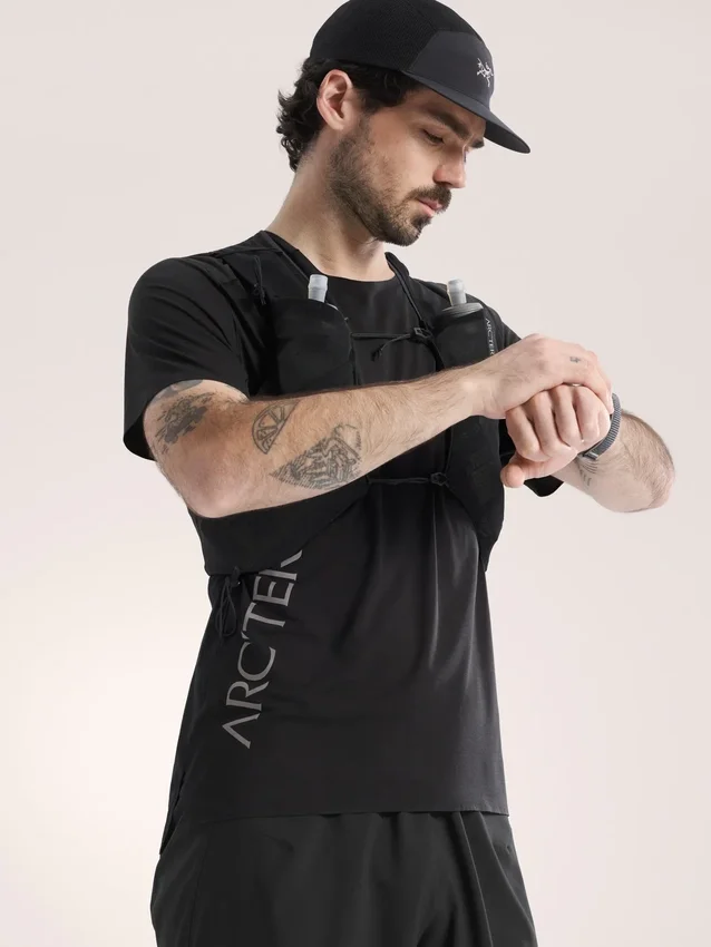 Maglietta da uomo Norvan Downword con logo, maniche corte