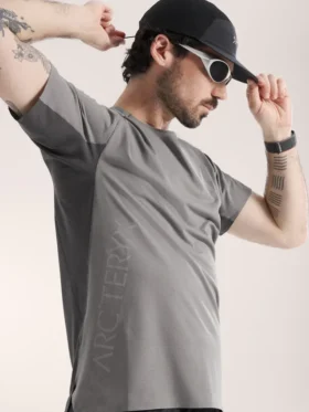 Maglietta da uomo Norvan Downword con logo, maniche corte