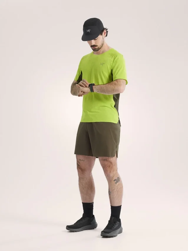 Maglietta da uomo Norvan Downword con logo, maniche corte