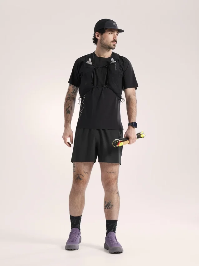 Maglietta da uomo Norvan Downword con logo, maniche corte