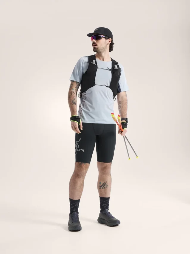 Maglietta da uomo Norvan Downword con logo, maniche corte